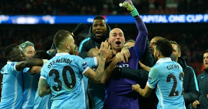 Willy Caballero: Enjoys his part in City's Wembley win