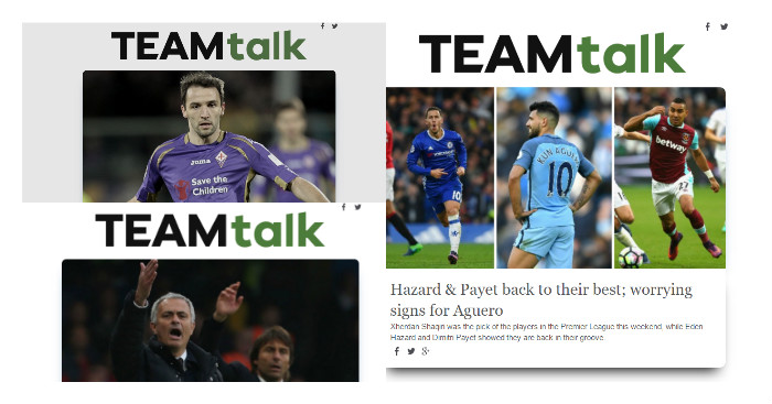 letter TEAMtalk Newsletter: Sign up now