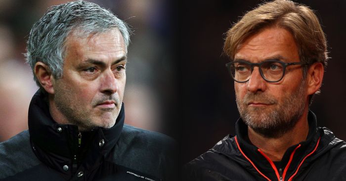Mourinho and Klopp Head-to-head on Sunday