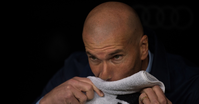 Zidane says it's not as risky because it appears for Actual Madrid