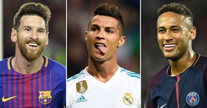 football messi ronaldo neymar