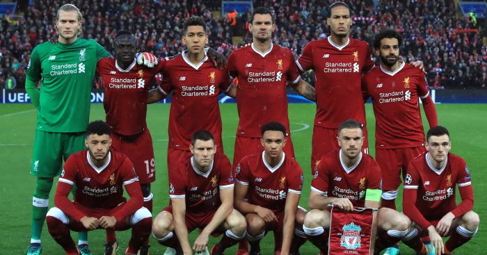 liverpool team champions league final 2018