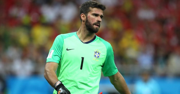 alisson becker brazil jersey