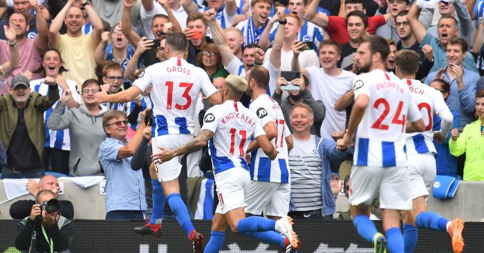 Defensive errors see woeful Man Utd suffer narrow defeat at Brighton