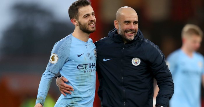 Bernardo Silva Pep Guardiola TEAMtalk