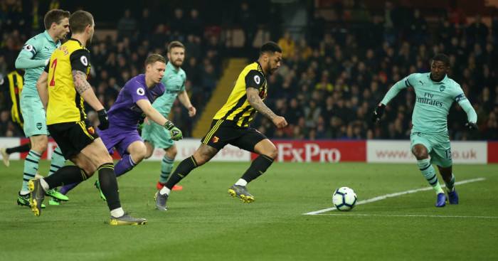 Arsenal up to fourth as rare Foster blunder gifts win at Watford