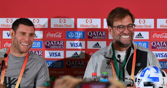 Klopp Responds To Bizarre Good Manager Quip As Milner Has Giggling Fit