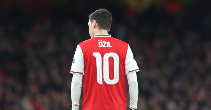 ozil shirt number