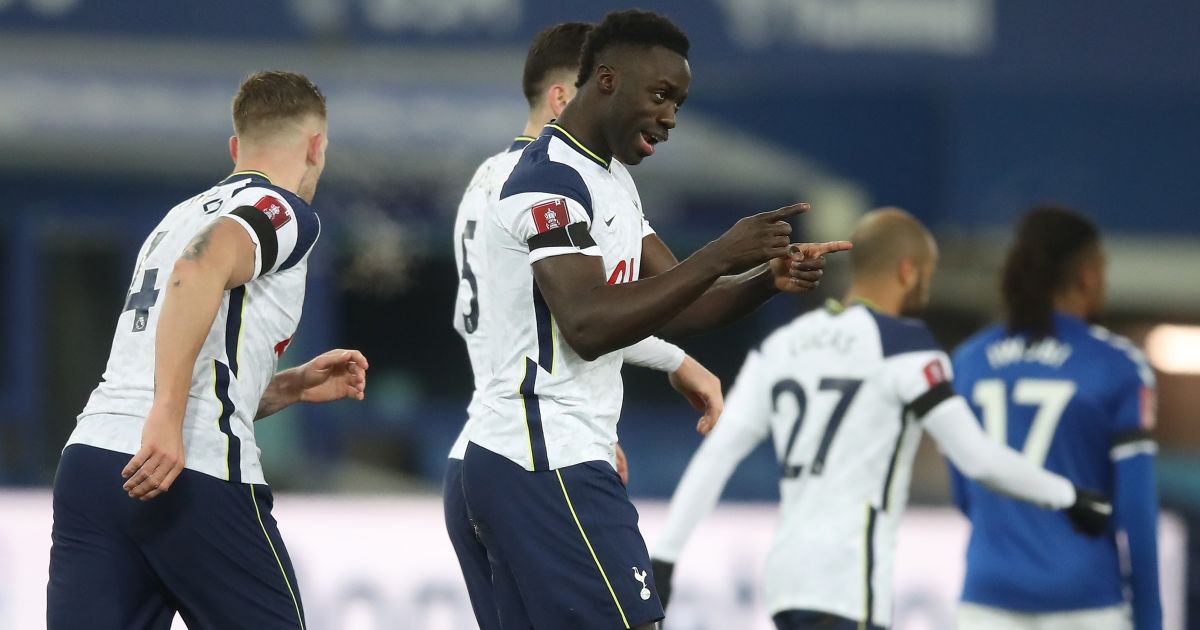 Davinson Sanchez Everton v Tottenham