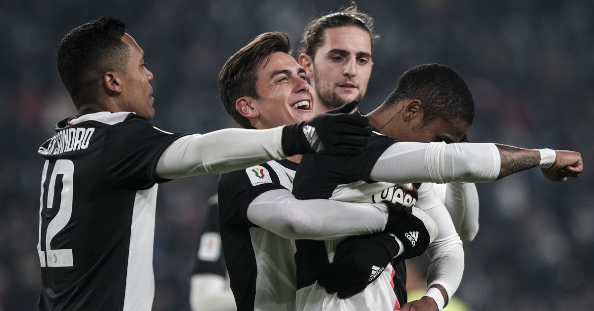 Alex Sandro, Paulo Dybala, Adrien Rabiot, Douglas Costa Juventus TEAMtalk