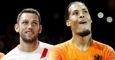 Stefan de Vrij. Virgil van Dijk Holland