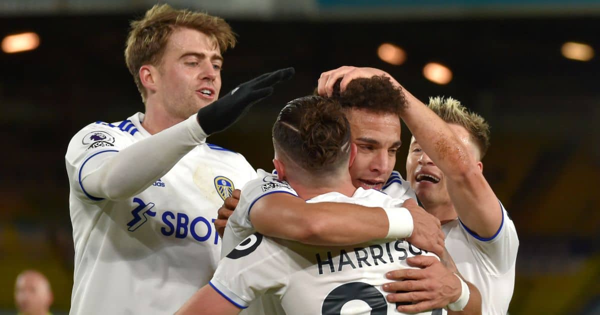 Rodrigo, Patrick Bamford, Jack Harrison Leeds v Newcastle December 2020