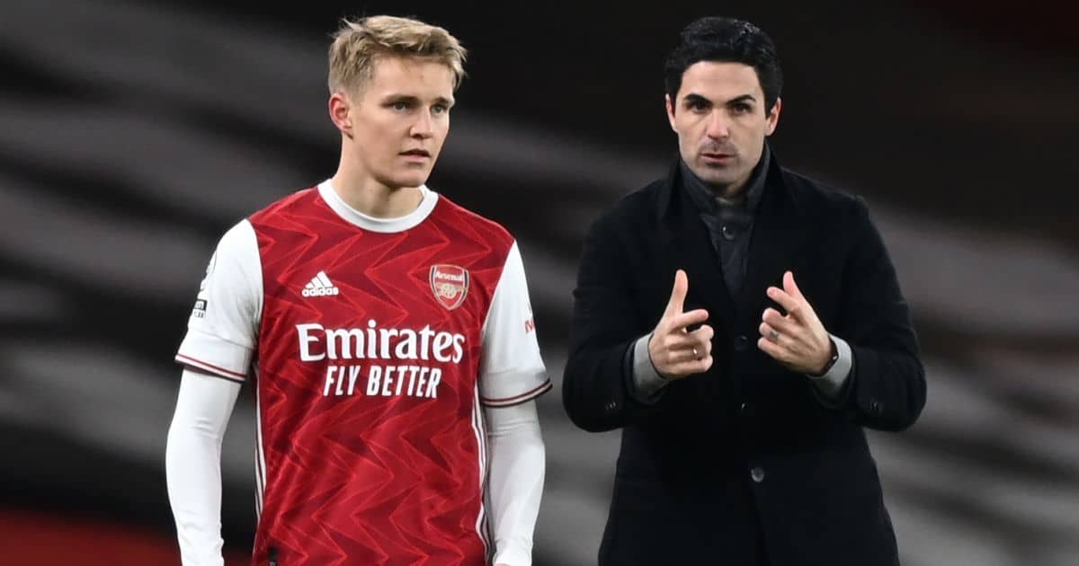 Odegaard Arteta TEAMtalk