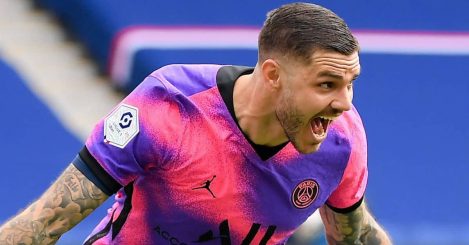 Mauro Icardi, PSG goal celeb