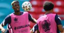 Paul Pogba, France training