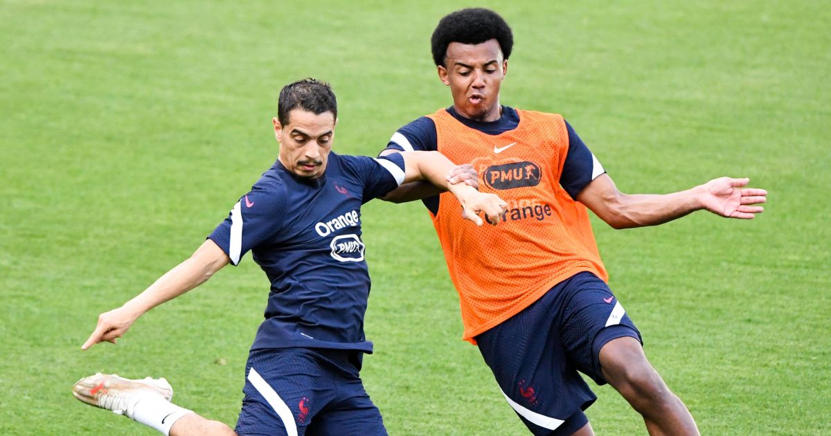 Wissam Ben Yedder Jules Kounde France training June 2021 TEAMtalk