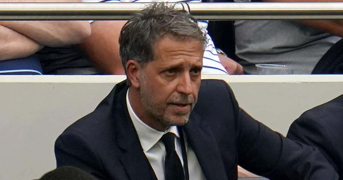 tottenham director of football fabio paratici watching their 1 0 victory over man city