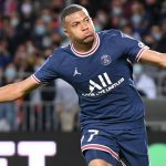 Kylian Mbappe PSG celebration August 2021 Kylian Mbappe PSG goal celebration August 2021
