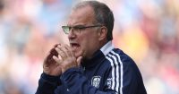Leeds Utd manager Marcelo Bielsa on the touchline during their 1-1 draw with Burnley