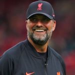 Jurgen Klopp smiling before a Liverpool game in September 2021 Jurgen Klopp smiling before a Liverpool game