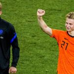 Netherlands pair Frenkie de Jong and Matthijs de Ligt 2021 Netherlands pair Frenkie de Jong and Matthijs de Ligt 2021