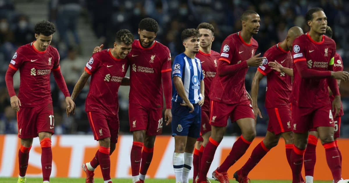 klopp happy liverpool star didn t score in porto rout curtis jones praise