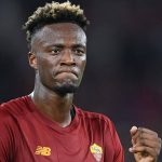 Tammy Abraham after Roma beat Empoli in Serie A Tammy Abraham after Roma win