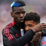 Paul Pogba embraces Jadon Sancho after Manchester United beat West Ham, September 2021 Paul Pogba embraces Jadon Sancho after Manchester United beat West Ham, September 2021