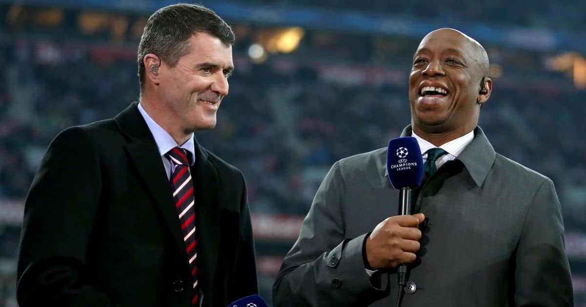 Roy Keane teases Ian Wright for being ‘childish’ over iconic Liverpool tradition