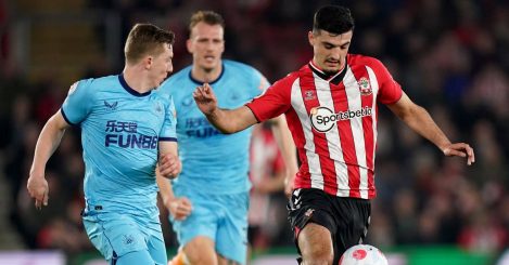 Matt Targett Armando Broja Newcastle.Southampton 2022 TEAMtalk1