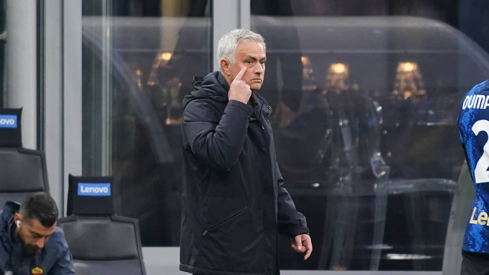 Jose Mourinho, Roma, April 2022.
