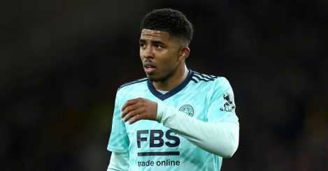 Leicester defender Wesley Fofana