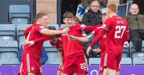 Aberdeen right-back Calvin Ramsay