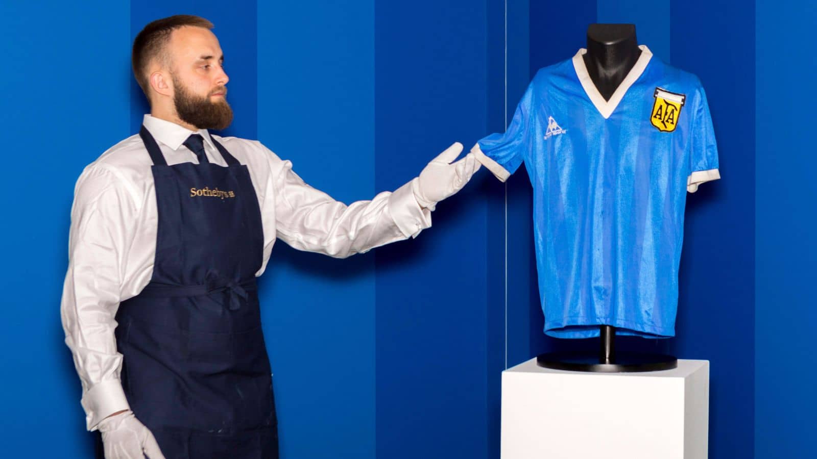 Diego Maradona 'Hand of God' Argentina shirt sells for recordbreaking